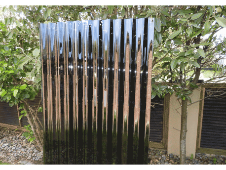 2.4m Tinted corrugated polycarbonate roof panel 2.4m Tinted corrugated polycarbonate roof panel